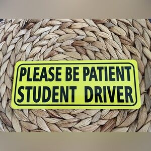 Magnet Student Driver Sign for Cars
